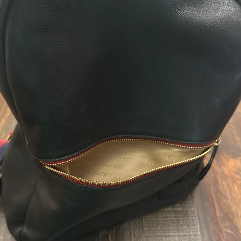 Margot Black and Red Backpack with Classic Design - Picture 4 of 9